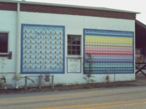 Painted old quilt shop Greenwood sept 09