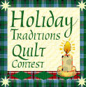 Holiday quilt contest logo