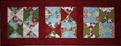 table runner figgy pudding