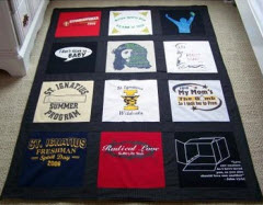 Making a quilt out of T-shirts - How to make a Tee Shirt quilt