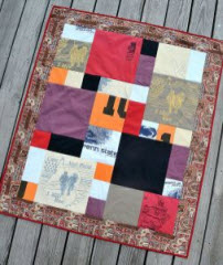 T shirt Quilts - recycle your old tee shirts into a beautiful new