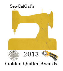 SewCal Gal Golden Quilter Award