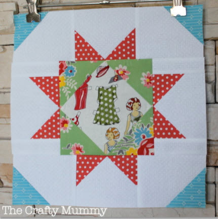 Megan's Star block Crafty Mummy