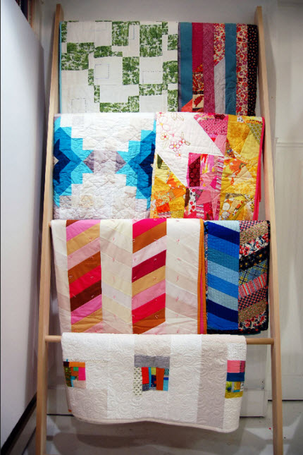 make a quilt ladder