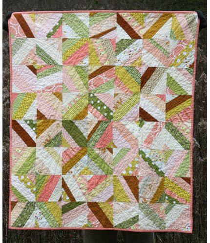 Ashleys quilt peachy baby