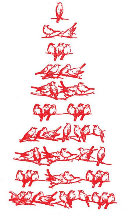 Birds Christmas Tree