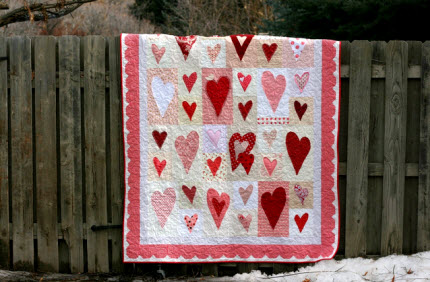 Blocks for Bella Valentines Heart Quilt