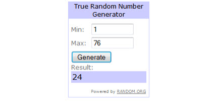 random generator winner