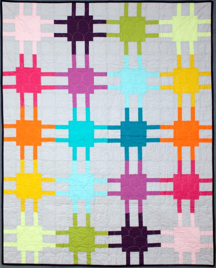 Mod Circuitry quilt Elizabeth Dackson