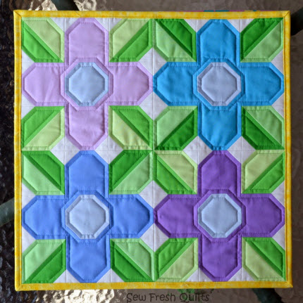 Pretty Posy quilt block pattern