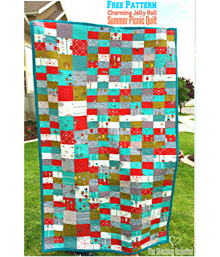 Summer Picnic Quilt Free Pattern Remona