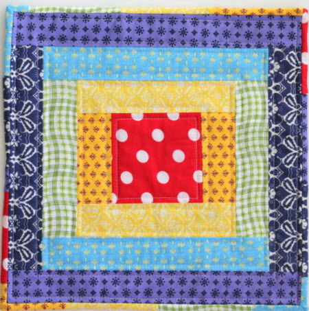 Rainbow Mini Quilt Tutorial Crafty Mummy