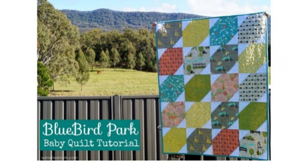 Baby Quilt Tutorial BlueBird Park