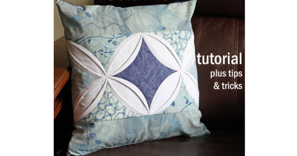 Cathedral Window cusion pillow cover