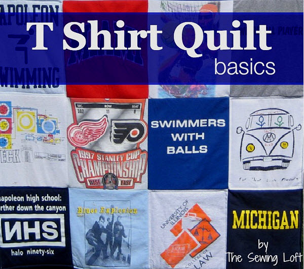 T Shirt quilt tutorial