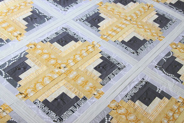 Bonjour Mate Log Cabin Quilt Tutorial