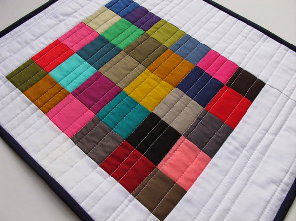 Modern Cozy Mini Quilt Giveaway