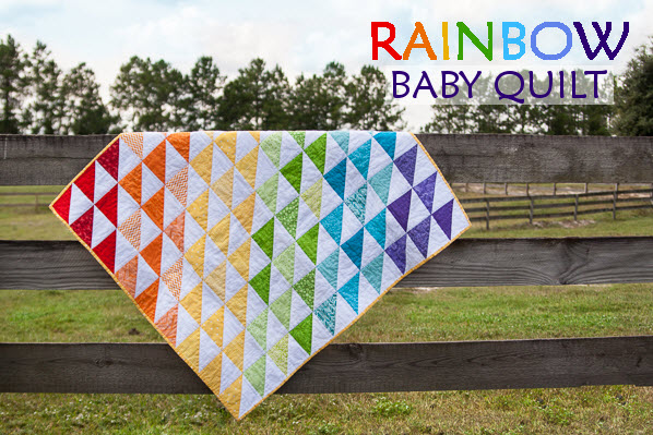 Rainbow Baby Quilt So You Think You Can Craft