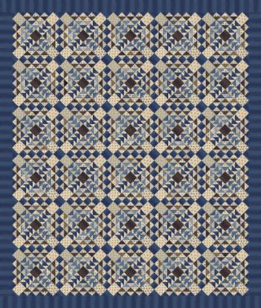 Union Blues Quilt Project Sheet Moda