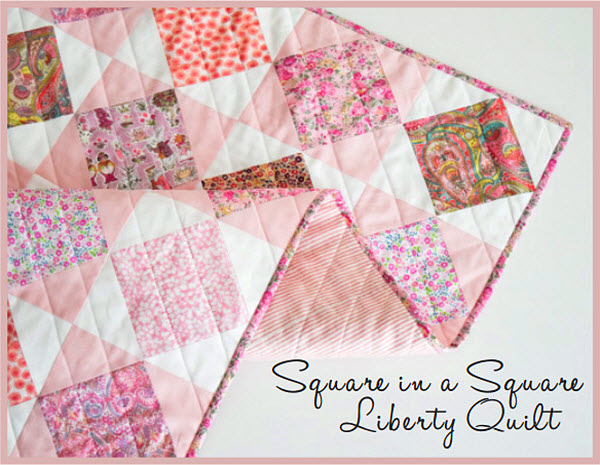 Square in a Square quilt pattern Liberty