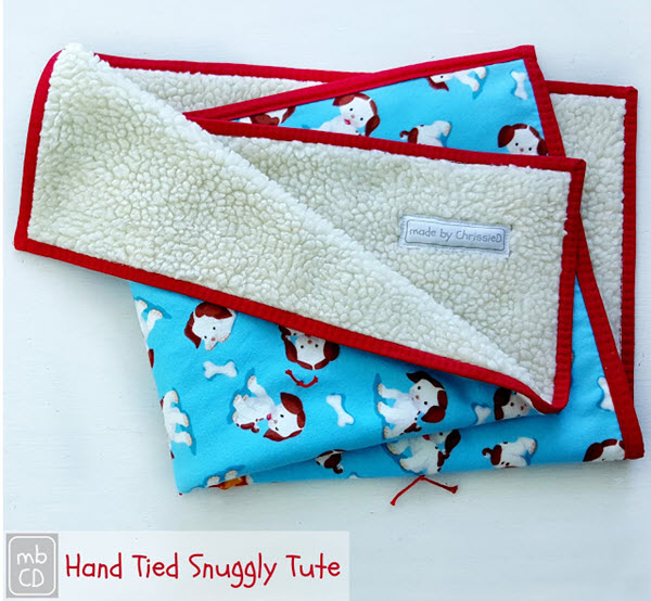 Snuggly Baby Blanket Tutorial Made by ChrissieD