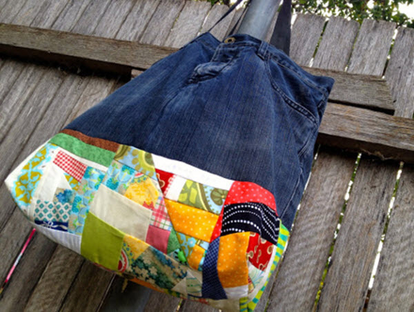 improv quilted Bluejean travel bag