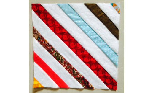 Tutorial String Quilt Block Quilting