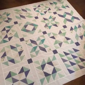 10 Half Square Triangle Quilt Blocks Quilting