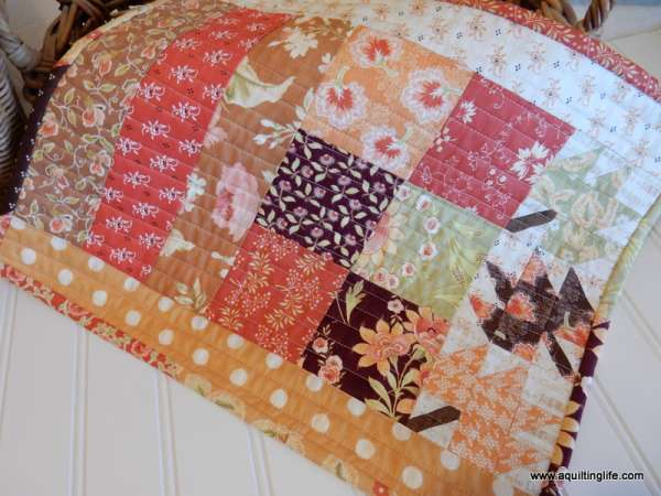 Tutorial Patchwork Scrap Map Quilting