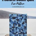 Denim Quilt Pattern Layout Cover