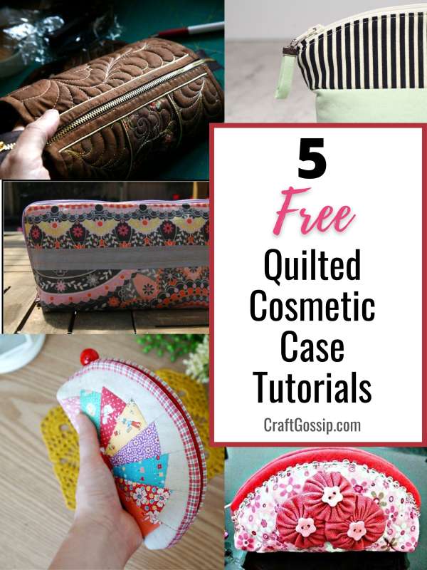 5 Free Quilted Cosmetic Bag Patterns Quilting