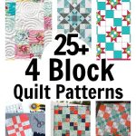 four-4-quick-easy-quilting-sewing-block-free-quilts-ideas-patterns-free-sew-design-baby-blanket