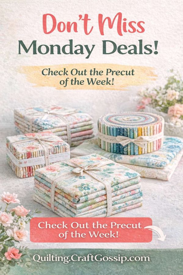Monday Pre-Cut Quilt Fabric Deals at FatQuarterShop