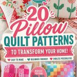 20 Quilted Pillow/Cushion Patterns to Transform Your Home quilted-pillows-free-sewing-patterns